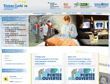 Tablet Screenshot of lyceetristancorbiere.fr